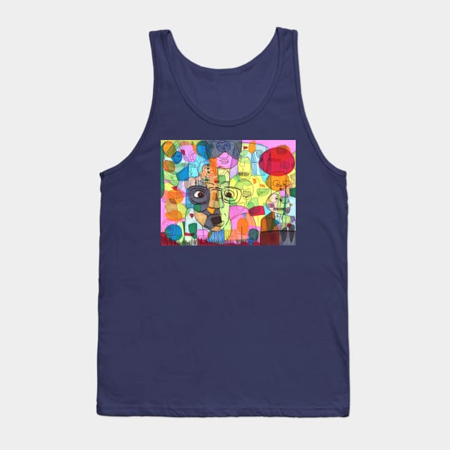 God's Away on Business Tank Top by AleHouseDrae